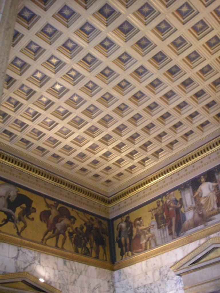 Interno del palazzo del parlamento a Vienna